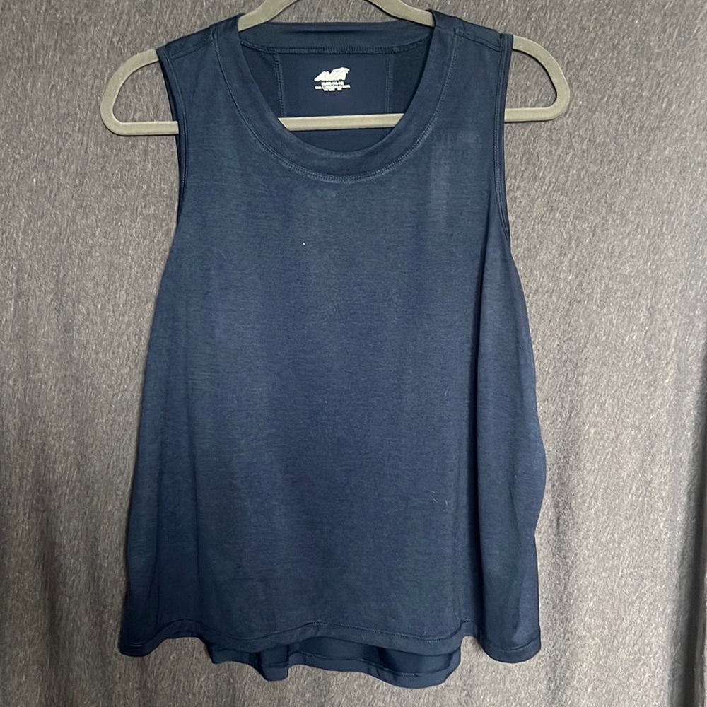 Avia Navy Razor Back Mesh Workout Tank